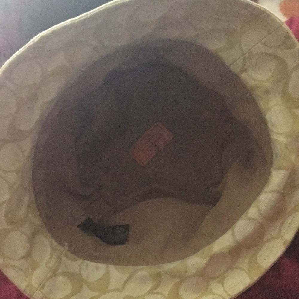 Coach hats the inside of them